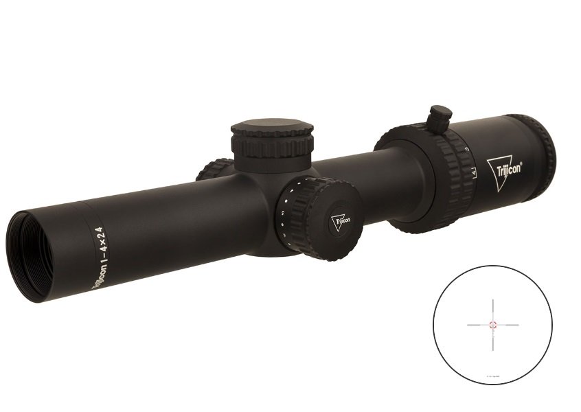 Trijicon Credo 1-4X24 BLK 30mm BDC Red