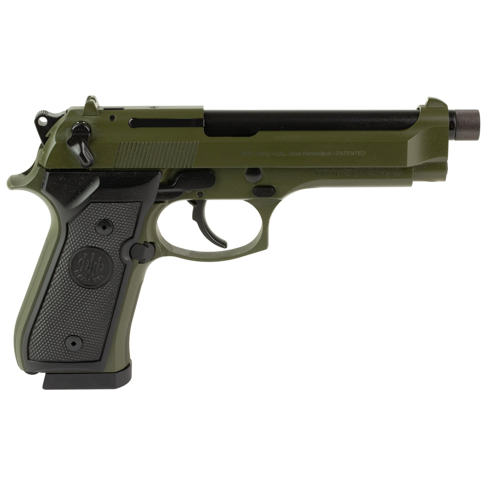 Beretta 92FS 9mm OD Green 5.1" 18+1 TB