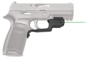 Crimson Trace 0177801 Laserguard Fits Sig P320 (Except Subcompact)/M17/M18, Green Laser Black Polymer