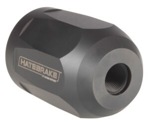 Maxim Defense MXM47707 Hate Brake Black DLC 17-4 Stainless Steel with 1/2"-28 tpi Threads, 2.40" OAL, 1.50" Diameter & Octagon Shape for 5.56x45mm NATO
