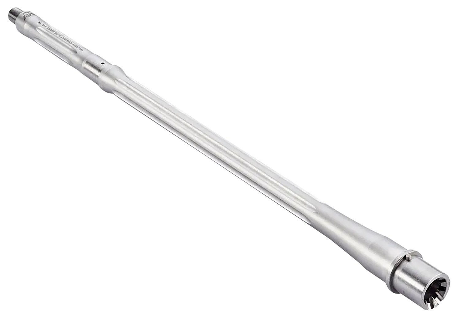 Wilson Combat TR556RCRG18FT8 Match Grade Barrel 5.56x45mm NATO 18" Stainless Bead Blasted Finish 416R Stainless Steel Material Rifle Length with Recon Tactical Profile, Fluting & 1:8" Twist for AR-15