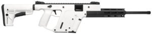 Kriss USA KV22CAP00 Vector CRB Gen2 Full Size 22 LR 10+1 Black Nitride Threaded Barrel, Alpine Cerakote Picatinny Rail Aluminum Receiver, Alpine White 6 Position Collapsible Synthetic Stock, Alpine Po