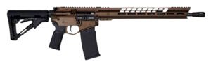 Diamondback DB1731K071 DB15 5.56x45mm NATO 16" 30+1 Midnight Bronze Adjustable Magpul CTR Stock Black Magpul MOE K2 Grip with Black Gold Lower