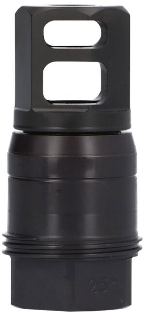 Sig Sauer SL76258X2425DEGM Clutch-Lok QD Muzzle Brake Black Stainless Steel with 5/8" 24 tpi Threads for 7.62mm 25 Degree Taper