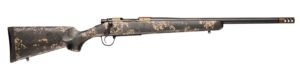 Christensen Arms 8010619300 Ridgeline FFT 280 Ackley Improved 3+1 22" Carbon Fiber/Threaded Barrel, Burnt Bronze Cerakote, Green with Black/Tan Accents Stock