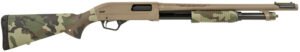Winchester Repeating Arms 512435395 SXP Defender 12 Gauge 3" 5+1 (2.75") 18" Barrel, FDE Drilled & Tapped Rec, Woodland Camo Textured Stock, Tactical Ribbed Forearm, Inflex Recoil Pad