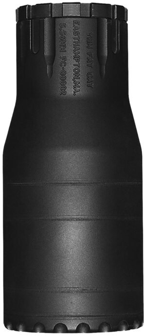 Yankee Hill 2210MB28 Fat Cat (Cat End Cap) 22 Cal (5.56mm) Black Stainless Steel/Inconel, Mini sRx Mount Included