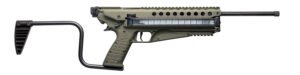 Kel-Tec R50GRN R50 5.7x28mm 50+1 16.10" Threaded Barrel, Green Receiver & Polymer Grip, Side-Folding Stock, Adjustable Sights, QD Sling Mount