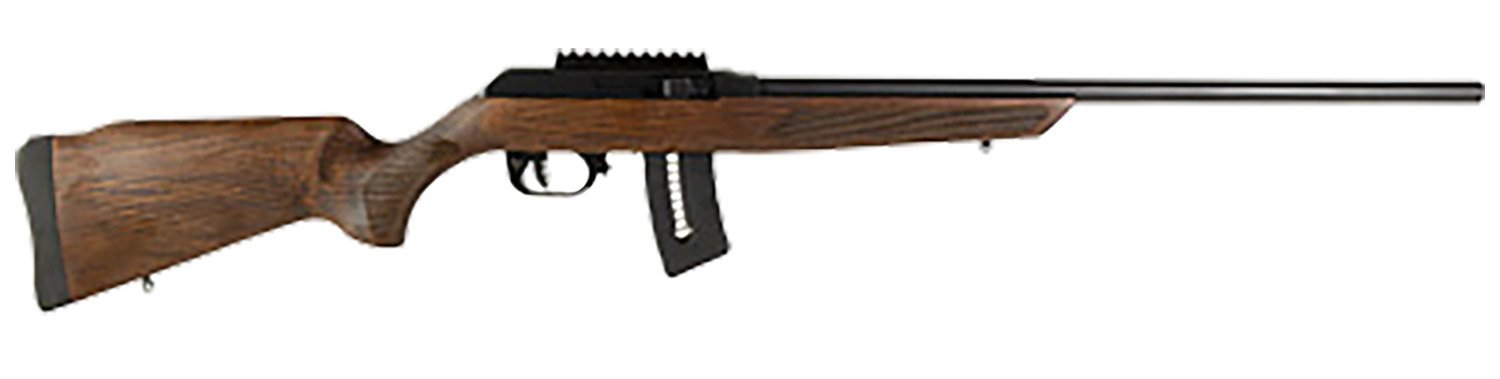 Rossi RS22W2111WD RS22 Full Size 22 WMR 10+1 21" Matte Black Steel Barrel, Matte Black Picatinny Rail Steel Receiver, Fixed Hardwood Stock