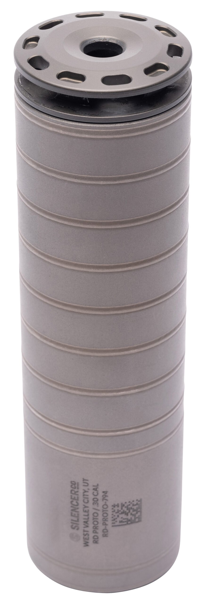 SilencerCo SU5328 Scythe-Ti 30 Cal (7.62mm), Rated Up To 300 RUM, 6.16" L Titanium, Single-Port Anchor Break, 5/8"-24 tpi Direct Thread Adapter