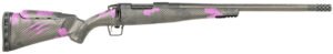 Fierce Firearms ROGM65CM20BP Mini Rogue 6.5 Creedmoor 4+1 20" Hand Lapped/Match Grade Barrel, Black Cerakote Steel Receiver, Purple Camo Mini Rogue w/Adj Comb & Picatinny Rail Carbon Fiber Stock