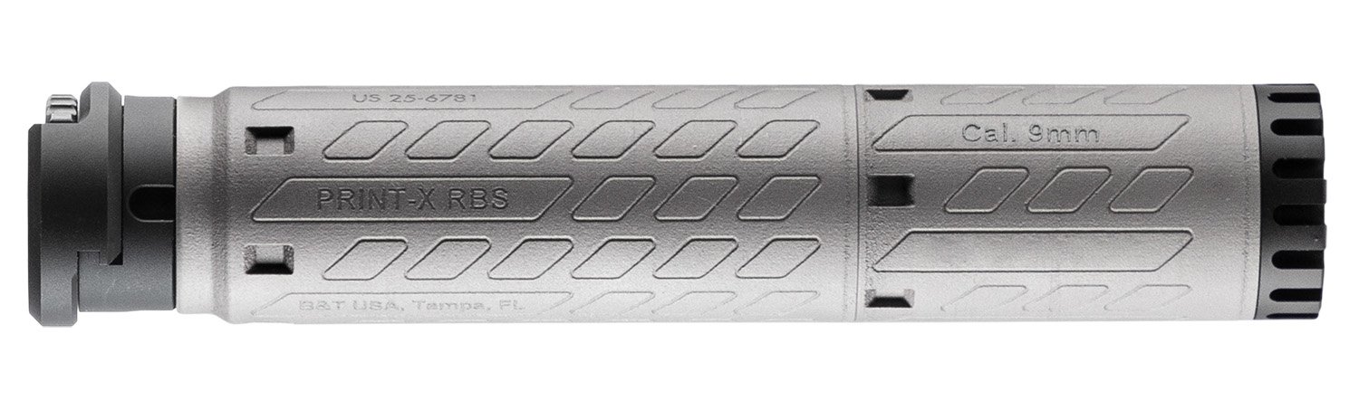 B&T Firearms SDSQDM9 SMG 9mm Luger 1.77" Gray Titanium 1.375"x24