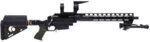Larue Tactical LTBCSIETE308W OD Green 308 Win 5+1 Match Grade Threaded Barrel, 15" M-LOK Handguard, Black Picatinny Rail Receiver, Adj RAT OD Green Stock, A-PEG OD Green Grip, Briefcase, Bipod