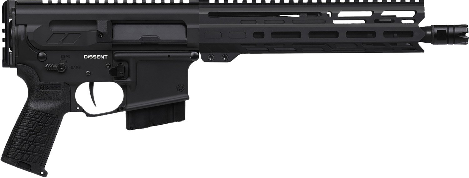 CMMG 34A840F-AB Dissent MK4 338 ARC 10+1 10.50" Black Nitride Threaded Barrel, 9.60" M-LOK Handguard, Black Armor Cerakote Aluminum Picatinny Rail Receiver, Rear Picatinny Rail, CMMG Zeroed Grip