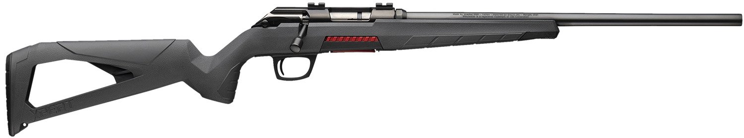 Winchester Repeating Arms 525200204 Xpert Full Size 22 WMR 8+1 18" Matte Black Threaded Sporter Barrel, Drilled & Tapped Steel Receiver, Gray Synthetic Adj Cheek Piece & LOP Stock