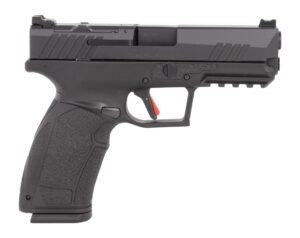 Tisas 10100570 PX-9 Duty *CA Compliant 9mm Luger 10+1 4.10" Black QPQ Steel Barrel, QPQ Tenifer Cerakote Optic Cut/Serrated Steel Slide, QPQ Tenifer Cerakote Polymer Frame w/Picatinny Rail