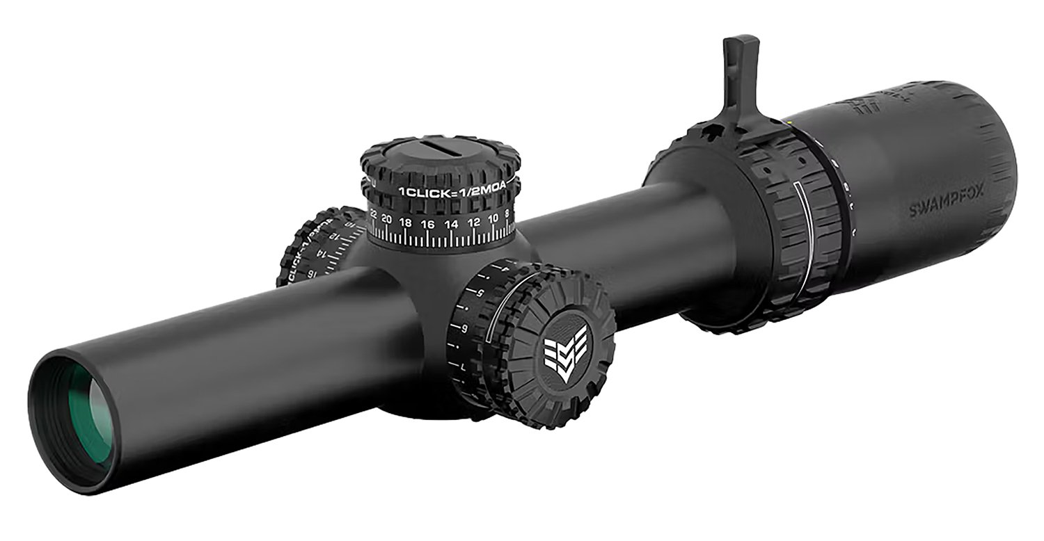 Swampfox Optics ARH11024RL Arrowhead Black 1-10x24mm 30mm Tube Guerrilla Dot MIL Red Reticle