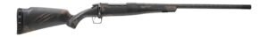 Fierce Firearms RGESC25CM18BTS Carbon Rogue 25 Creedmoor 3+1 18" Carbon Fiber Match Grade Threaded Barrel, Black Cerakote Stainless Steel Drilled & Tapped Receiver, Trophy Camo LR Negative Comb Carbon