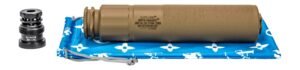 Griffin Armament GAET3FDEAM-W Explorr 300 Blackout Flat Dark Earth Stainless Steel/Nickel 5/8"x24