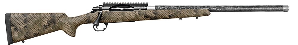 Proof Research 151006 Elevation 2.0 300 PRC 3+1 20" Carbon Fiber Match Grade Threaded Barrel, Black Receiver w/Picatinny Rail, Tactical Flat Dark Earth Fixed Carbon Fiber Stock, Right Hand