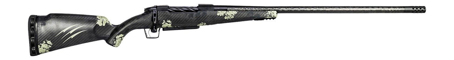 Fierce Firearms ROGSCX7PRC20BF Carbon Rogue XP 7mm PRC 3+1 20" Carbon Fiber Match Grade Threaded Barrel, Black Cerakote Steel Drilled & Tapped Receiver, BiPod Rail Forend, Forest Camo Fixed Carbon Fib