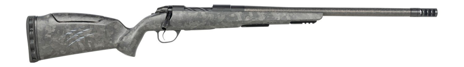 Fierce Firearms CT Rage LR Full Size 300 PRC 3+1 20" Carbon Fiber Match Grade Threaded Barrel, Black Cerakote Titanium Drilled & Tapped Receiver, Picatinny Rail Forend, Carbon Matrix Push Button Adj
