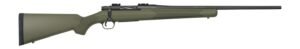 Mossberg 28075 Patriot 243 Win 5+1 Matte Blued Fluted Barrel, OD Green Synthetic Stock
