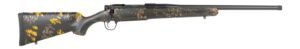 Christensen Arms 8010135500 Mesa FFT Buckmasters Full Size 6.5 PRC 22" Black Cerakote Match Grade Threaded Barrel, Black Cerakote Stainless Steel Drilled & Tapped Receiver, Black w/Orange Sporter FFT