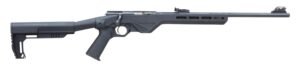 Citadel CIT22LRBLTBNT Trakr 22 LR 5+1 18" Matte Black Chrome Barrel & Drilled & Tapped Receiver, Black Tactical Synthetic Stock, Black Polymer Grip
