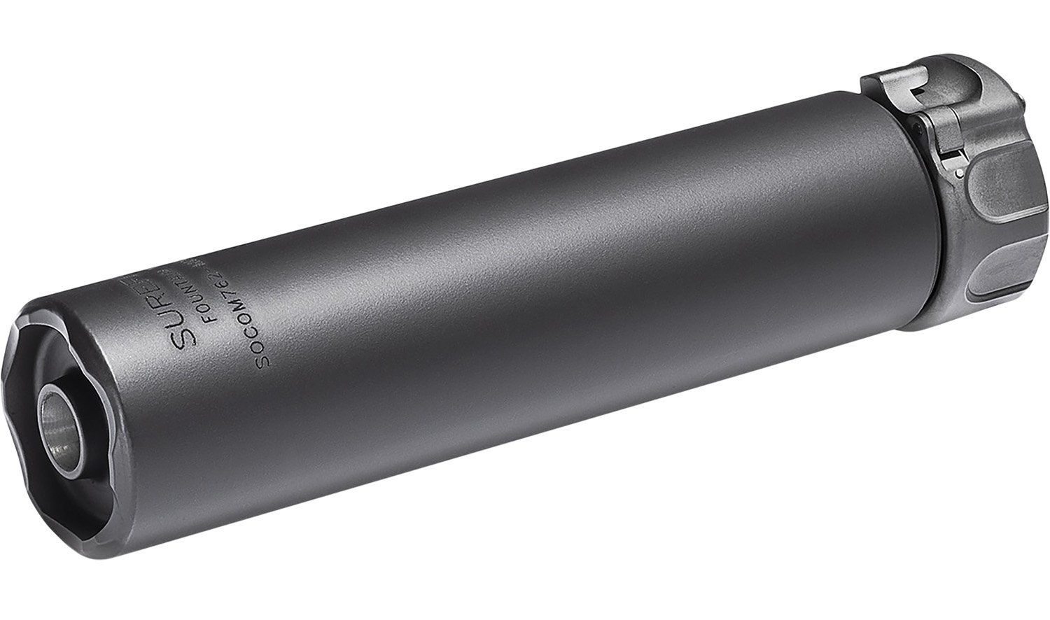 SureFire SOCOM762MINI SOCOM762-MINI2 7.62mm 1.50" Diameter Black Aluminum/Stainless Steel