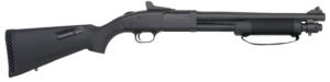 Mossberg 51689 590A1 Class III 12 Gauge 3" 5+1 14" Parkerized Cylinder Bore Barrel Black Rec Black Fixed with Storage Compartment Stock Holds 4 Extra Rounds Right Hand (NFA)