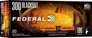 Federal Fusion 300 Aac 190GR - Subsonic Fusion 20RD 10BX/CS