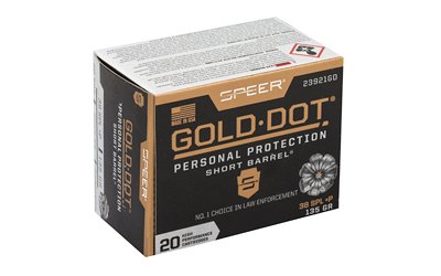 SPR Gold Dot 38S+P 135G HP SB 20/200 - Image 2