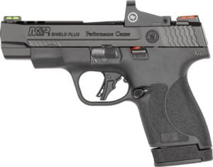 S&W PC M&P9 SHLD Plus 9mm 4" - Ported Fiber Optics W/Red Dot