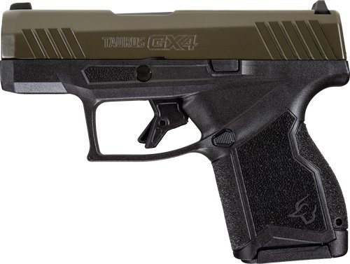 Taurus GX4 9mm 11-Shot - Matte Black/Green Polymer - Image 2