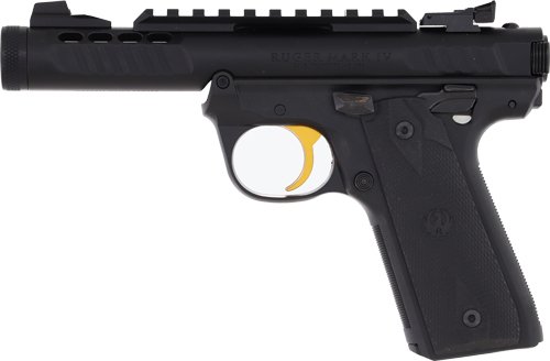 Ruger Mark IV 22/45 Lite 22LR - 4.4" As Threaded Black - Image 2