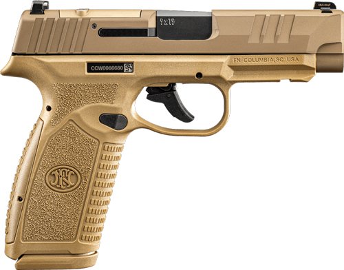 FN Reflex MRD XL 9mm Luger - 2-10RD Mags FDE No Safety - Image 2