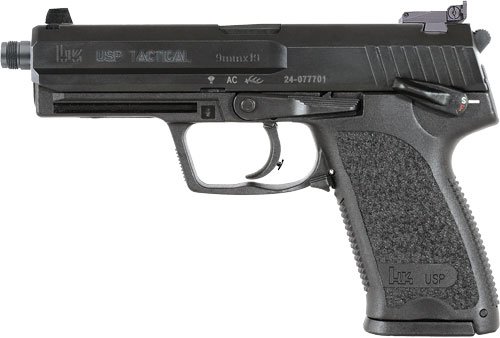 HK USP9 Tactical V1 9mm - 4.86" BBL 2-15RD Black