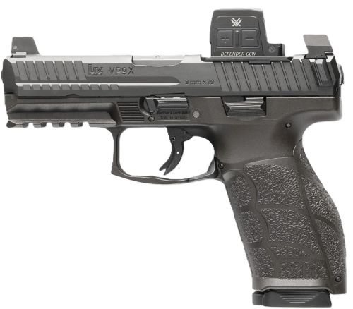 HK VP9A1 X Vortex Defender 9mm - 4.09" 1-17RD 1-20 MAG Black