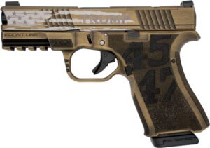 Black Rain Frontline 9mm - Pistol Trump Custom 15RD Gold