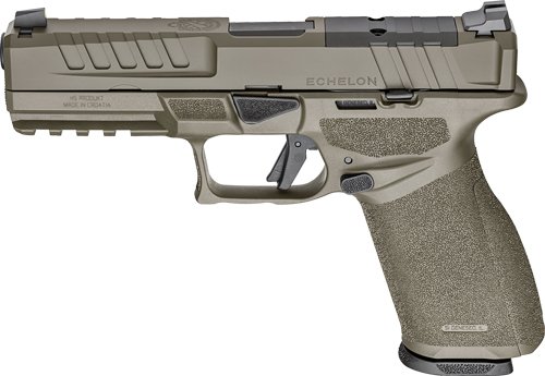 Springfield Echelon 9mm 4.5" - 17/20RD OD Green W/U-Notch - Image 2