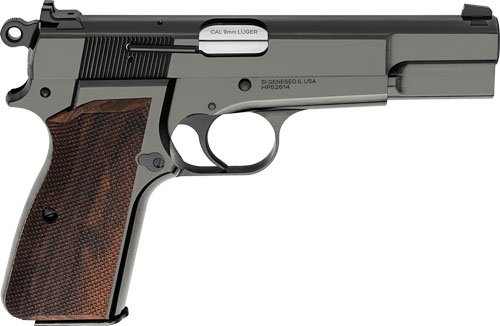 Springfield SA-35 9mm 4.7" - 15RD Polished Blued Walnut