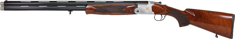 Iver Johnson 600LW O/U 12GA 3" - 26"VR Silver Black Walnut
