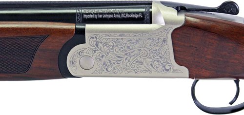Iver Johnson 600LW O/U 20GA 3" - 26"VR Silver Black Walnut - Image 2