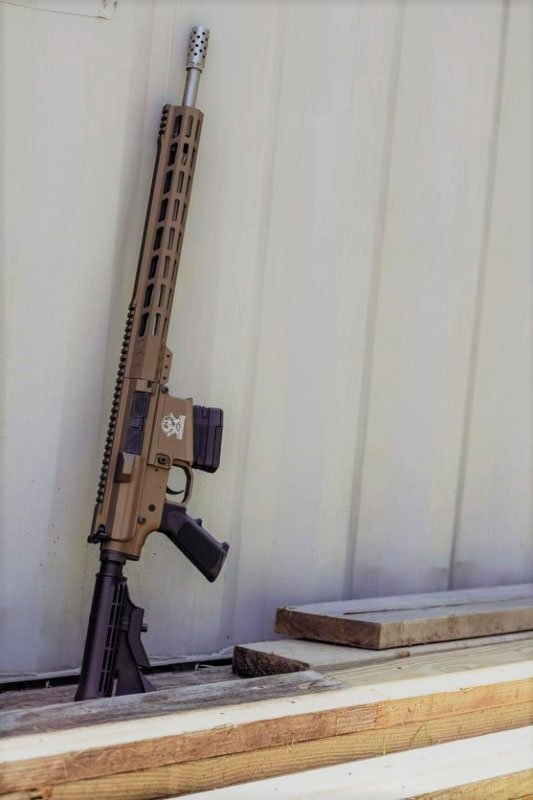 Glfa AR10 Rifle 308 WIN - 18" S/S BBL 10-Shot Bronze - Image 3