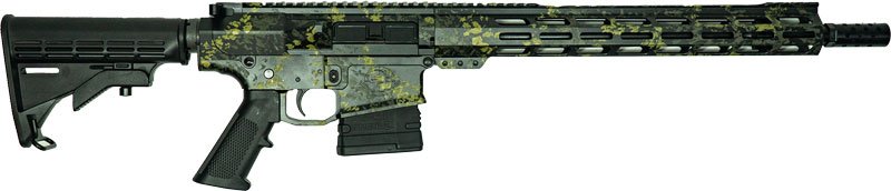 Glfa AR10 Rifle 308 Bundle 16" - W/ 5 Knives Lichen Black