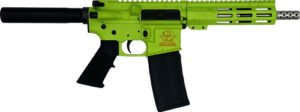 Glfa AR15 Pistol 223 Wylde - 7.5" S/S BBL Zombie Splatter