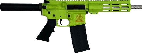 Glfa AR15 Pistol 223 Wylde - 7.5" S/S BBL Zombie Splatter