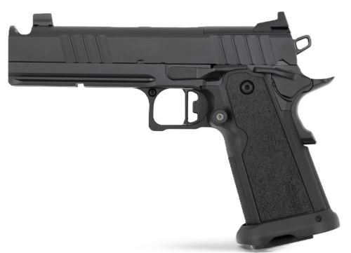 Tisas Duty 9 DS Comp 9mm - 5" Bull BBL 2-17RD Black