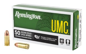 REM Umc 9mm 124GR FMJ 50/500